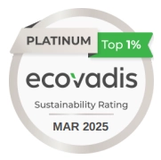 „IoT Breakthrough Award 2025“-Badge mit überlappenden, mehrfarbigen Sechsecken und „IoT“ in der Mitte.